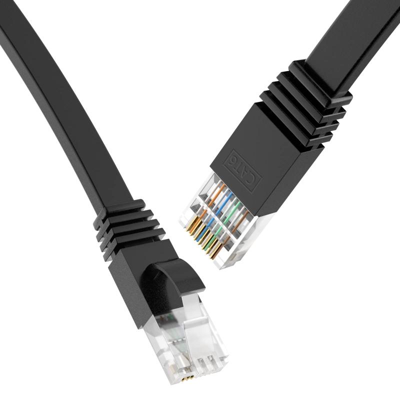 KAIYA (JC) Cat6 LANP[u tbg X  1Gbps/350MHz MKrbg RJ45RlN^ 炩 C[TlbgP[u 1m 2m 3m 5m 8m 10m 15m 20m (30, ubN)