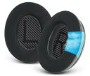 GEVO イヤーパッド イヤークッション 冷感パッド 冷感 交換用 ヘッドホンカバー Bose QuietComfort 35 & 35ii(QC35 & QC35ii)に適用 ボーズ ヘッドフォンに適用 BOSE ヘッドホンパッド 遮音