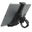 フィットネスバイク ATiC エクササイズバイク タブレットホルダー スマホホルダー ハンドルバー用 自転車ホルダー 室内 360度回転可 取付型 転落防止 iPad第11世代(A16)2025/第10世代2022/Air11イン