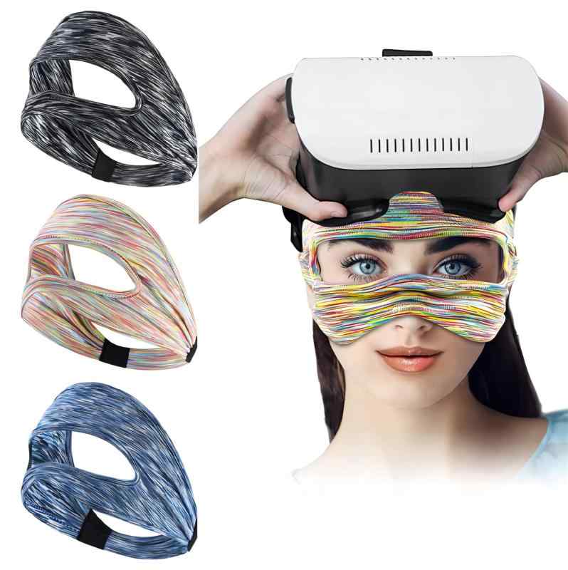 【3点セット】For Meta Quest 3 VRマスク vrゴーグルマスク Meta Quest 3対応防汚マスク 保護アイマスク スウェットバンド 洗えるフェイスマスク 吸汗速乾 水洗い可能 便利性高い 透気性 柔らかい 放