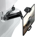 【新次元新設計/二段階伸縮アーム】TRYONE タブレット ホルダー 車載ホルダー ヘッドレスト ホルダー 伸縮アームスタンド スマホ ホルダー ヘッドレスト ...
