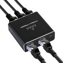 Anber-Tech lanケーブル 分配器 1入力4出力 1000Mbps lan 分配器 1x4 インターネットケーブル 分配器 RJ45 分配器 ギガビット ネットワーク 4台デバイス 共有 インターネット PC ルーター Cat5 Cat5e Cat6 Cat7