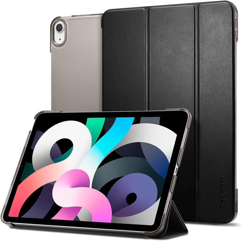 Spigen iPad Air5 P[X 2022 (5) iPad Air4 P[X 2020 Jo[ X y X^h Apple PencilΉ h~ Jی U[ I[gX[v VsQ X}[gtH[h ACS02050 (ubN)