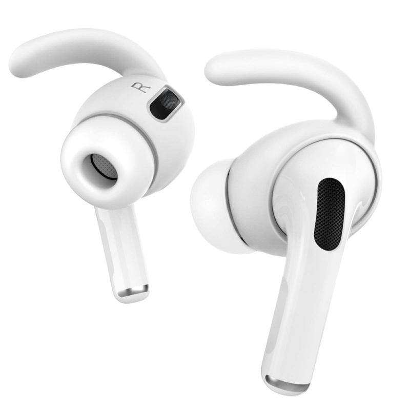 AhaStyle AirPods Pro ѥ䡼եå 䡼ԡ  ɻ 3ڥ Apple AirPods Pro 2019 Ŭ դޤ޽ŤǤޤ (ۥ磻)