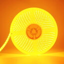 Ledテープライト ストリップ ライト 5m 600連 12V 明るさ調整 間接照明 イルミネーションライト 2835SMD カット可能 取付簡単 DIY 両面テープ USB給電式 防水IP68 超高輝度 イエロー