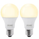 【人感センサーなし】DiCUNO E26口金 LED電球 明るさセンサー 電球色 9W 60W相当 800lm 2700k 明暗センサ電球 明るさで点灯消灯 防犯ライト 非調光 省エネ PSE認証済み 2個入