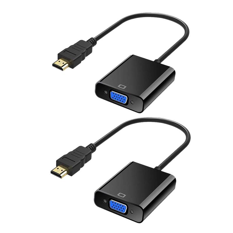 HDMI to VGAϊA_v^ hdmiVGAϊ A_v^ P[u HD 1080P Ή HDMI IXVGA XA_v^[ fXNgbv m[gp\R PC j^ vWFN^Ήi2j