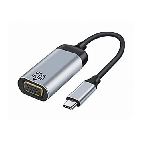 Cablecc USB-C Type C toVGAP[uj^[A_v^[1080p60hz for TabletPhoneLaptop