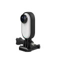 Insta360 Go 3用フレーム 拡張マウントアダプター ブラケット 保護ケース 耐衝撃 角度調整 カバー 三脚 自撮り棒などの撮影アクセサリーを取り付け可能