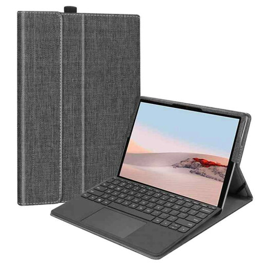 Fintie Microsoft Surface Go 4 / 3 / 2 / 1 2023/2021/2020/2018 10インチ ケース PUレザー 薄型 軽量 スタンド機能 マルチ視角 ペンホルダー付き スタンドカバー(デニムチャコール) Fintie Microsoft Surface Go 4 / 3 / 2 / 1 2023/2021/2020/2018 10インチ ケース PUレザー 薄型 軽量 スタンド機能 マルチ視角 ペンホルダー付き スタンドカバー(デニムチャコール)