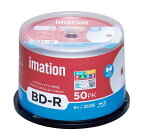 imation（イメーション） 1回録画用 ブルーレイディスク 耐水・光沢写真画質 (ウォーターシールド) BD-R 25GB IM085 (片面1層 1-6倍速 50枚)