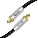 DTECH 光デジタルケーブル Toslink 光デジタル オーディオケーブル ナイロン SPDIF OPTICAL 光ファイバーケーブル ホームシアター サウンドバー テレビ PS4 Xbox VD/CDプレーヤー Blu-rayプレーヤーなど