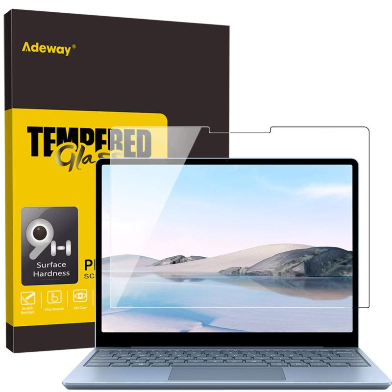 Adeway Microsoft Surface Laptop Go 3/2/1 饹ݸե 12.4Inch U 9H Ʃ ɻ ˢɻ ⴶ٥å 2.5Dù Žդñ (2023)