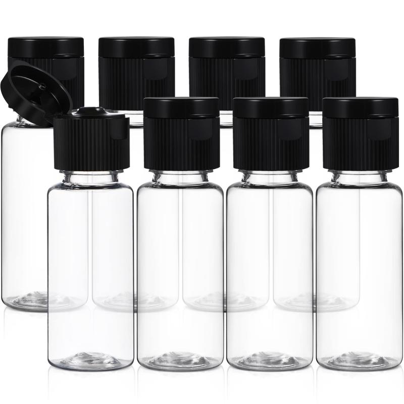 楽天コスプレマルシェトラベルボトル 20ml 透明 PET製 30個セット 小分けボトル 化粧水 ワンタッチキャップ クリーム シャンプー 詰替ボトル
