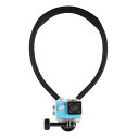 UTEBIT ネックレス式マウント 磁気吸引 gopro ネック 首掛けホルダー 横撮り 縦撮り アクションカメラ 首掛け シリコーン ネックカメラスタンド 落下防止 首 磁気マウント ロック式 多角度調整