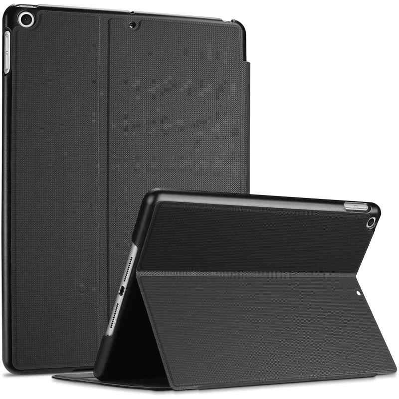 ProCase iPad 9世代 ケース 耐衝撃 縦と横にスタンド ハードカバー 対応端末： iPad 10.2&quot; 第9世代 2021/ 第8世代 2020/ 第7世代 2019 - ブラック