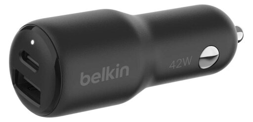 Belkin カーチャージャー 42W (30W USB-C x 1, 12W USB-A x 1) 車載充電器 USB PD対応 急速充電 PPS対応 USB-IF認証 iPhone/iPad/Android対応 ブラック CCB005qcBK Belkin カーチャージャー 42W (30W USB-C x 1, 12W USB-A x 1) 車載充電器 USB PD対応 急速充電 PPS対応 USB-IF認証 iPhone/iPad/Android対応 ブラック CCB005qcBK
