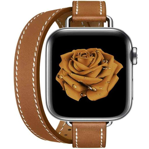 コンパチブル アップルウォッチ バンド 40mm 38mm 41mm 45mm 44mm 42mm 49mm iWatch Series 8 7 SE 6 5 4 3 2 1 Watch バンド女性男性スポーツ交換高級本革二重巻細いストラップ (41m コンパチブル アップルウォッチ バンド 40mm 38mm 41mm 45mm 44mm 42mm 49mm iWatch Series 8 7 SE 6 5 4 3 2 1 Watch バンド女性男性スポーツ交換高級本革二重巻細いストラップ (41m