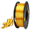 CC3D 硬度57D シルク TPU フィラメント ゴールデンイエロー 1.75mm 1KG 硬い材料 アディティブマニュファクチャリング製品 3Dプリンティング用品 3Dプリンティングフィラメント
