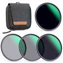 K&F Concept 95mm NDフィルターセット ND4+ND8+ND64+ND1000 AGC光学ガラス HD超解像力 低反射率 28層ナノコーティング...