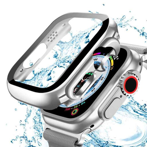 ANYOI 対応 Watch ケース 49mm 防水ケース 3D直角エッジデザイン メッキ加工 アップルウォッチ カバー ガラスフィルム 一体型 アップルウォッチ ケース 耐衝撃 apple watch カバー 全面保護 高透 ANYOI 対応 Watch ケース 49mm 防水ケース 3D直角エッジデザイン メッキ加工 アップルウォッチ カバー ガラスフィルム 一体型 アップルウォッチ ケース 耐衝撃 apple watch カバー 全面保護 高透