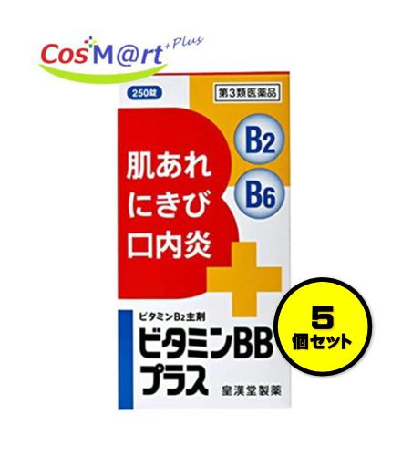 【5個セット】 【第3類医薬品】 ビタミンBBプラス「クニヒロ」 250錠 (4987343081308-5)