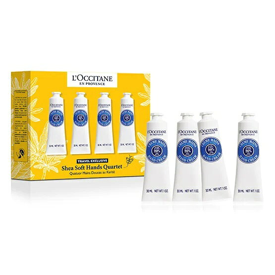 Rakuten - 【送料無料】 ロクシタン シア ハンドクリーム カルテット 【30ml×4】 【全品ポイント2倍 6/4 20:00 〜 6/11 01:59】 【楽天スーパーSALE】