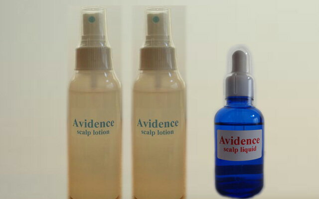 【送料無料】Avidence（アビデンス）スカルプセット 2か月：育毛ローション100ml×2本＋育毛リキッド50ml×1本セット★今最強の育毛成分リデンシル＋キャピキシル配合！サロン専売 業務用育毛剤　抜け毛・薄毛対策に！フケ・頭皮のかゆみ・白髪対策に！