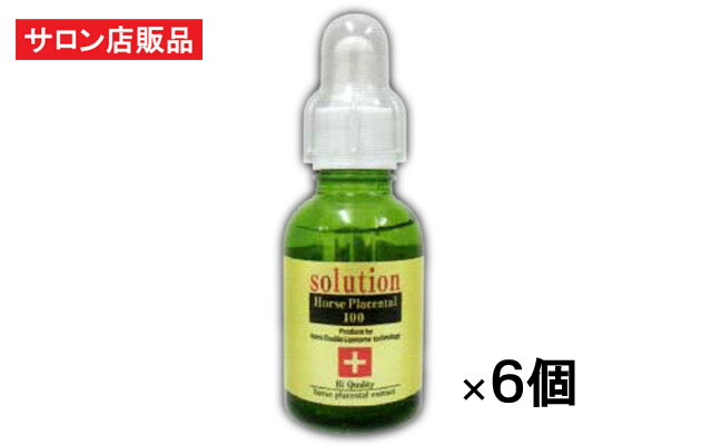 R-Cell（リセル）ソリューション ホースP・L 100（20ml）×6本セット :【送料無料 サロン専売品】年齢肌の悩みに　シワ たるみ　ほうれい線 くすみ シミ対策に　お肌の弾力、ハリ・ツヤ アップ！ナノ化二重リポソーム サロン品質最上級 馬プラセンタ 100％原液美容液