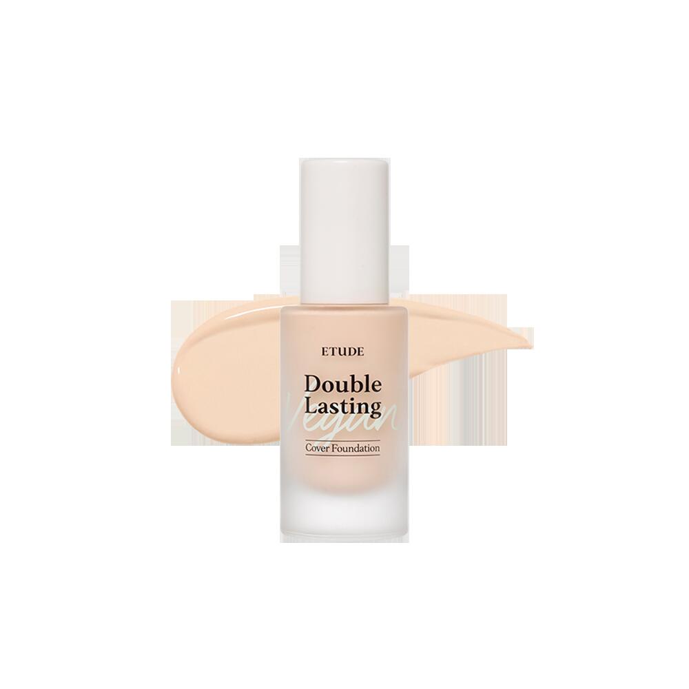 ETUDE HOUSE（エチュードハウス） DOUBLE LASTING VEGUN COVER FOUNDATION（ダブルラスティング Vカバーファンデーション） # 17C1 ライトバニラ　LIGHT VANILLA SPF35 / PA++[並行輸入品] 【大阪発送】のサムネイル