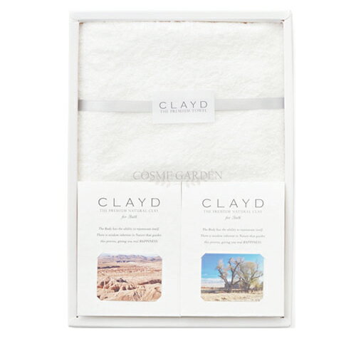 クレイド 入浴剤 CLAYD クレイドFACETOWEL GIFT （30g×2袋）とフェイスタオル1枚入浴剤 ボディケア 天然成分100％ ギフトセット 贈り物 フェイスタオルギフト