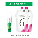 【選べる 1剤 2剤 セット】ルベル LeveL マテリアG 1剤 プライマリーシェード アッシュ 120g A オキシ W 6% 3%
