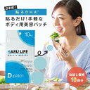 貼るライフ Dパッチ お試し 10回分 ｜ ボディ用 美容パッチ サプリメント DHA / EPA / アマニ油 / ケルセチン / スーパービタミンE / オルニチン など 貼るだけ 簡単 健康グッズ シール テープ 体 身体 お肌 皮膚 浸透 うるおい 乾燥 保湿 日本製