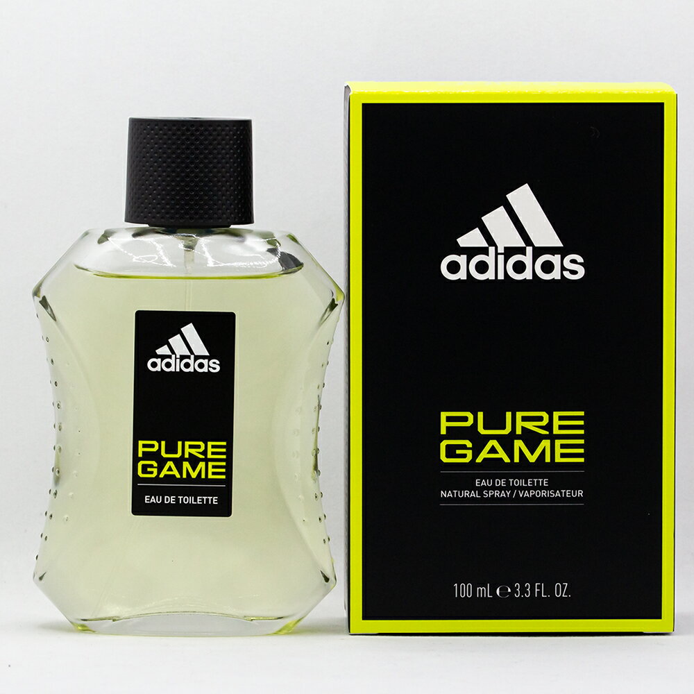 ☆最大1,000円OFFクーポン☆adidas アディダス　ピュアゲーム　オードトワレ　EDT 100mL SP　** 香水 フレグランス プチプラ ギフト プレゼント メンズ **