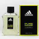 アディダス adidas アディダス　ピュアゲーム　オードトワレ　EDT 100mL SP　** 香水 フレグランス プチプラ ギフト プレゼント メンズ **