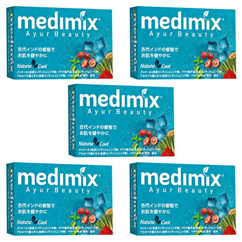 メディミックス アロマソープ スカイブルー 5個セット medimix せっけん 正規輸入品のサムネイル