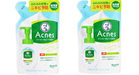 ロート製薬 メンソレータム アクネス 薬用ふわふわな泡洗顔 つめかえ用 140ml 2個セットのサムネイル