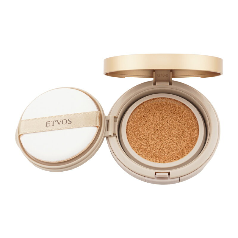 ETVOS エトヴォス ミネラルグロウスキンクッション オークル ケースパフ付 12g SPF32 PA+++ 保湿 ツヤ肌[ギフトラッピング対応]