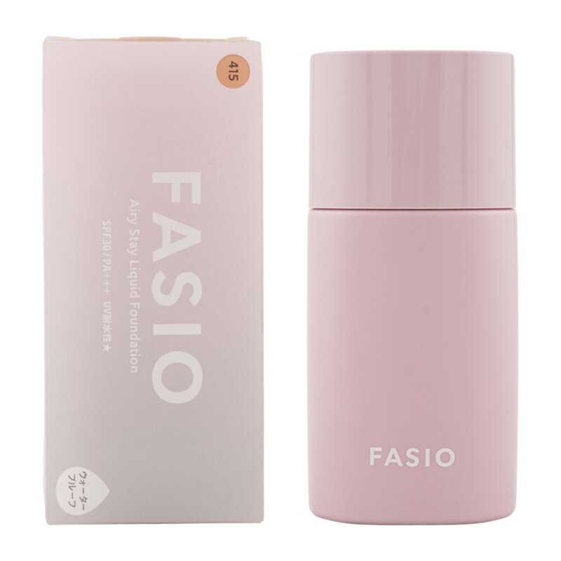 FASIO ファシオ エアリーステイ リキッド 415 ヘルシーオークル 30g リキッドファンデーション [ギフト..