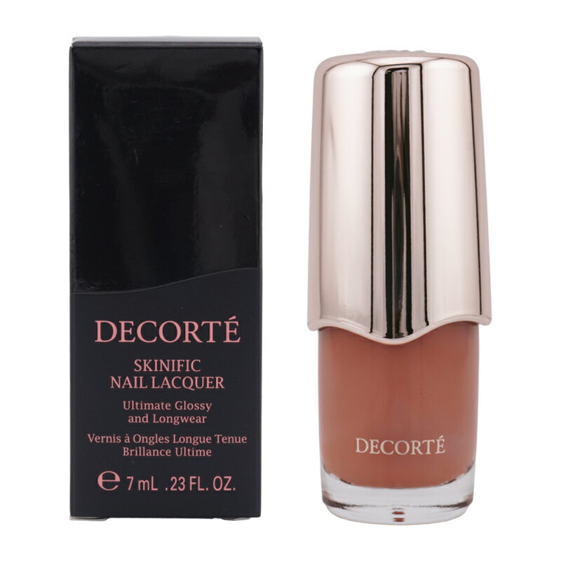 乐天商城 - COSME DECORTE コスメデコルテ スキニフィックネイルラッカー 07 coral beige ネイルカラー 7mL ネイル 速乾性 [ギフトラッピング対応]