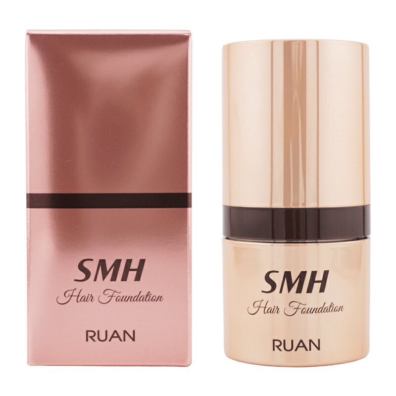 RUAN ルアン SMHヘアファンデーション No.3 LIGHT BROWN 12g 頭皮用ファンデーション 白髪カバー パフ スタイリング 生え際カバー[ギフトラッピング対応]
