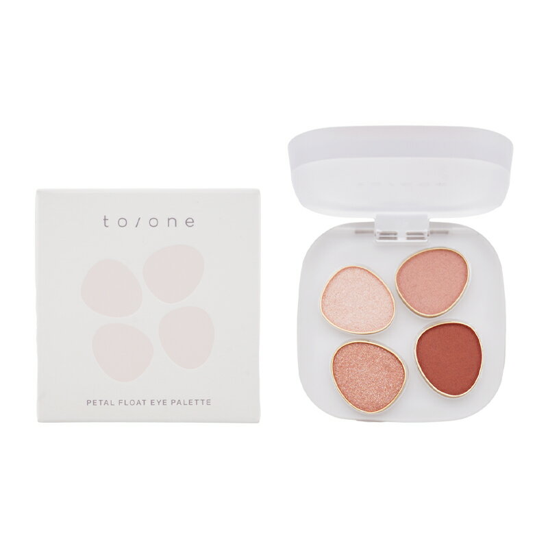 to/one トーン ペタル フロート アイパレット [06 Pink Quartz]アイカラー アイシャドウパレット アイメイク パウダー 密着 [ギフトラッピング対応]
