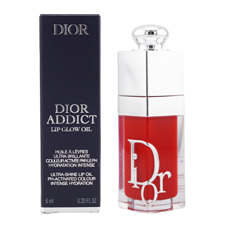 DIOR ディオール アディクト リップ グロウ オイル[031 ストロベリー]6ml リップオイル グロス 血色感 リップケア ツヤ 保湿[ギフトラッピング対応]