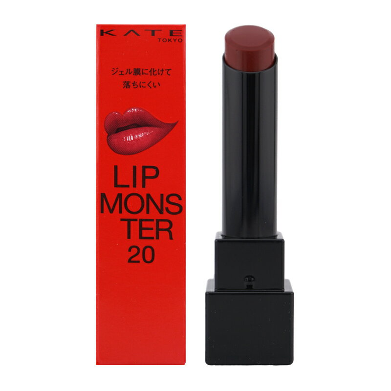 KATE ケイト リップモンスター 20 いたずらベリーの道標 3g 口紅 リップグロス リップスティック 密着ジェル膜 高発色 高保湿[ギフトラッピング対応]