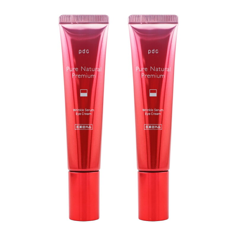 [2個セット]pdc ピュア ナチュラル プレミアム リンクルセラム アイクリーム 15g 目元美容液 敏感肌 低..