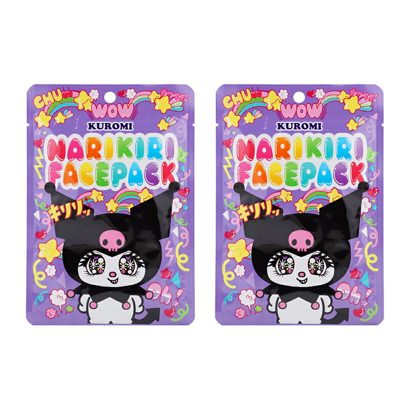 乐天商城 - [2個セット]Sanrio サンリオ なりきりフェイスパッククロミ カワイイ ナベユカ バラの香り 1枚入り 20mL 旅行[ギフトラッピング対応]