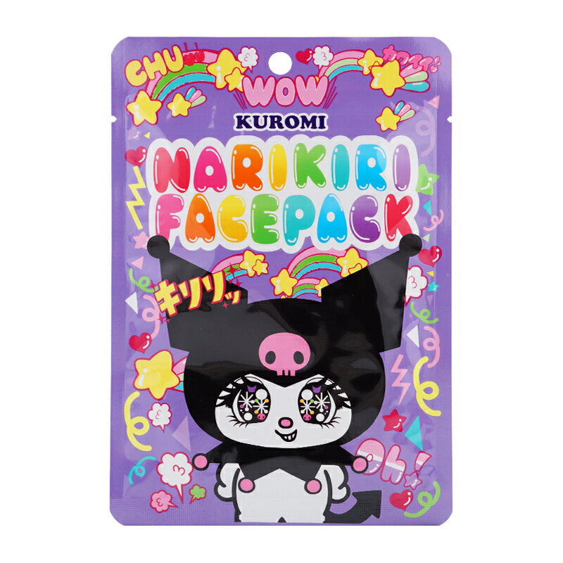 Rakuten - Sanrio サンリオ なりきりフェイスパッククロミ カワイイ ナベユカ バラの香り 1枚入り 20mL 旅行[ギフトラッピング対応]