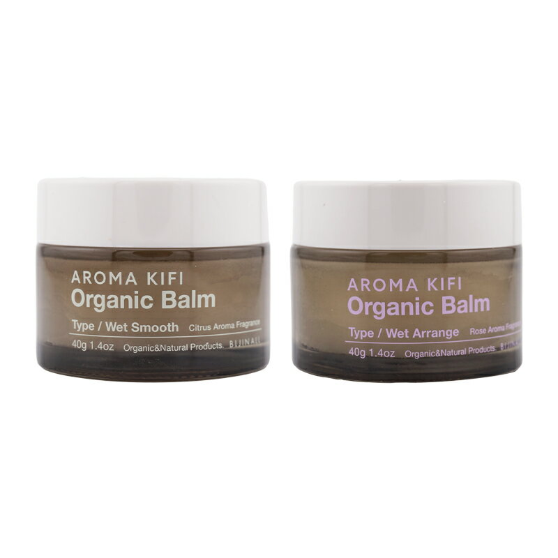 乐天商城 - [組合せ自由][2個セット]AROMA KIFI アロマキフィ オーガニックバーム ウェットスムース ウェットアレンジ 40g ローズ ビジナル[ギフトラッピング対応]