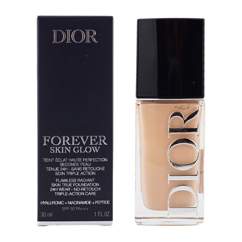 Rakuten - DIOR ディオール フォーエヴァー フルイド スキン グロウ[1CR クール ロージー]30mL リキッドファンデーション SPF50 PA+++[ギフトラッピング対応]