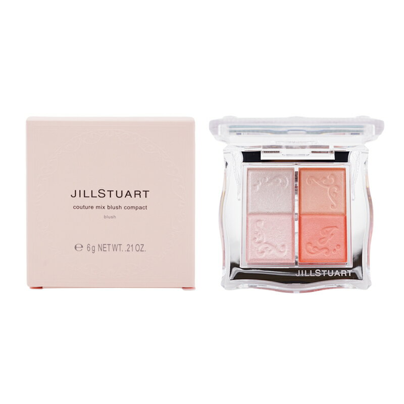 JILL STUART - JILL STUART ジルスチュアート クチュール ミックスブラッシュ コンパクト 04 peppy peach パウダーチーク ハイライト[ギフトラッピング対応]